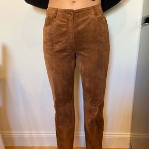 Ann Taylor Loft 100% suede pants